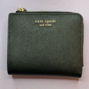 Kate spade small l-zip bifold wallet